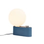 Tala - Alumina Tafellamp, saphir inclusief Sphere IV LED-lamp E27 8W, Ø 15 cm, wit mat