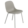 Muuto - Fiber Side Chair Tube Base, grijs gerecycled