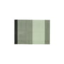 tica copenhagen - Stripes Horizontal Loper, 90 x 130 cm, licht / stoffig / donkergroen