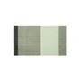 tica copenhagen - Stripes Horizontal Loper, 67 x 120 cm, licht / stoffig / donkergroen