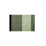 tica copenhagen - Stripes Horizontal Loper, 60 x 90 cm, licht / stoffig / donkergroen