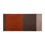 tica copenhagen - Stripes Horizontal Loper, 90 x 200 cm, zand / bruin / terracotta