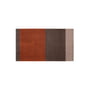 tica copenhagen - Stripes Horizontal Loper, 67 x 120 cm, zand / bruin / terracotta