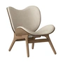 Umage - A Conversation Piece Fauteuil, donker eiken / white sands
