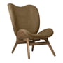 Umage - A Conversation Piece Tall fauteuil, donker eiken / sugar brown