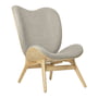 Umage - A Conversation Piece Tall fauteuil, eik naturel / white sands