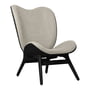 Umage - A Conversation Piece Tall fauteuil, eiken zwart / white sands