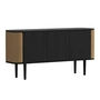 Umage - Treasures Sideboard met 3 deuren, zwart eiken / sugar brown