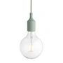 Muuto - Stopcontact E27 LED hanglamp, lichtgroen
