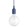 Muuto - Stopcontact E27 LED Hanglamp Blauw