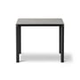 Fredericia - Piloti Sofa-tafel, 39 x 46,5 cm H 41 cm, zwart gelakt eiken