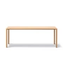 Fredericia - Piloti Sofa-tafel, 39 x 120 cm H 41 cm, eiken licht geolied