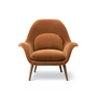Fredericia - Swoon Fauteuil, gerookt eiken gebeitst / Grand Mohair (2103)