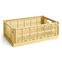 Hay - Colour Crate Mand L, 53 x 34,5 cm, golden yellow, recycled