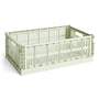 Hay - Colour Crate Mand L, 53 x 34,5 cm, mint, recycled