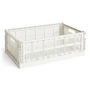 HAY - Colour Crate Mand L, 53 x 34,5 cm, off white, recycled