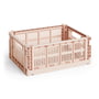 Hay - Colour Crate Mand M, 34,5 x 26,5 cm, powder, recycled