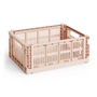 HAY - Colour Crate Mand M, 34,5 x 26,5 cm, powder, recycled
