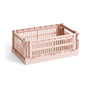 Hay - Colour Crate Mandje S, 26,5 x 17 cm, blush, recycled