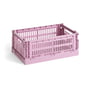 Hay - Colour Crate Mandje S, 26,5 x 17 cm, dusty rose, recycled