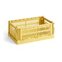 Hay - Colour Crate Mandje S, 26,5 x 17 cm, dusty yellow, recycled