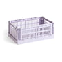 Hay - Colour Crate Mandje S, 26,5 x 17 cm, lavender, recycled
