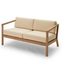Fritz Hansen - Skagerak Virkelyst Sofa 2-zits, teak / goudgeel (Limited Edition)