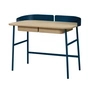 Hartô - Victor Bureau L 100 cm, eik naturel / blauw
