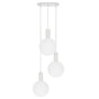 Tala - Chalk, Triple Set hanglampen, inclusief 3 x Sphere V LED-lamp E27, wit