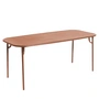 Petite Friture - Week-End Tafel, 180 x 85 cm / terracotta