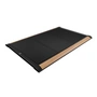 Rizz - Deurmat Buiten 90 × 60 cm, zwart / teak ( Limited Edition )