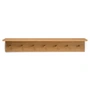 Ferm Living - Place Wandplank met 7 haken, L 105 cm, eiken