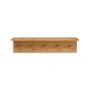 Ferm Living - Place Wandplank met 5 haken, L 75 cm, eiken