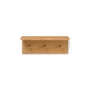 Ferm Living - Place Wandplank met 3 haken, L 45 cm, eiken