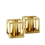 Audo Micro - Kubus, verguld (set van 2)
