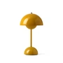 & Tradition - Flowerpot Accutafellamp VP9 met magnetische oplaadkabel, glanzend, mosterd