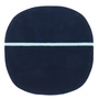 Normann Copenhagen - Oona Tapijt, 140 x 140 cm, blauw