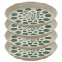 Koziol - Connect Bord, Monstera dots, Ø 20,5 cm, zand (set van 4)
