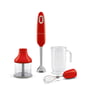 Smeg - 50's Style staafmixerset HBF03, rood