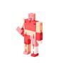Areaware - Cubebot micro, rood multi