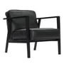 Andersen Furniture - LC1 Lounge fauteuil, eiken zwart gelakt / leder Sevilla zwart 4001