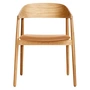 Andersen Furniture - AC2 Stoel, mat gelakt eiken / cognac leer