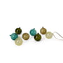 ferm Living - Glass Baubles kerstballen, klein, veelkleurig donker (set van 8)