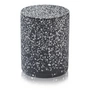 Humdakin - Terrazzo opbergbak met deksel, Bologna, Ø 13 x 17 cm, zwart