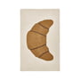 OYOY - Croissant Kindertapijt 120 x 75 cm, bruin