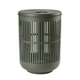 Zone Denmark - Ume Wasmand incl. deksel, H 54 cm, olijfgroen