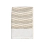 Mette Ditmer - Grid Handdoek 50 x 100 cm, zand / off-white