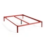 Connect HAY - Bed, 140 x 200 cm, maroon red