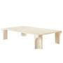 Gubi - Doric Salontafel, 80 x 140 cm, neutraal wit travertin