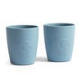 Sebra - MUMS Kindermok, Ø 7 cm, poederblauw (set van 2)